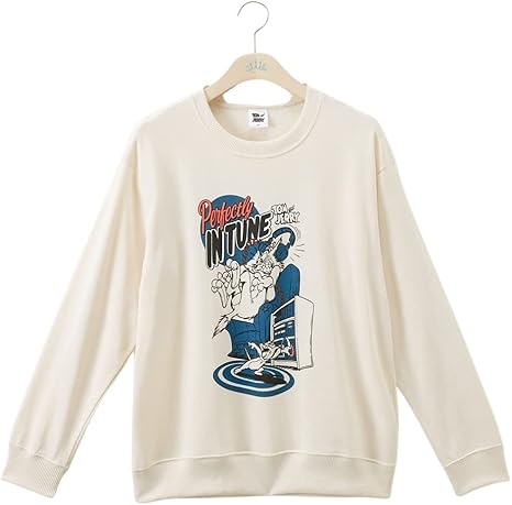 Amazon Nissen ニッセン トレーナー パーカー キャラクター ふつう丈 大きいサイズ トム ジェリー 裏毛クルーネックトレーナー クリーム 3l トレーナー パーカー 通販