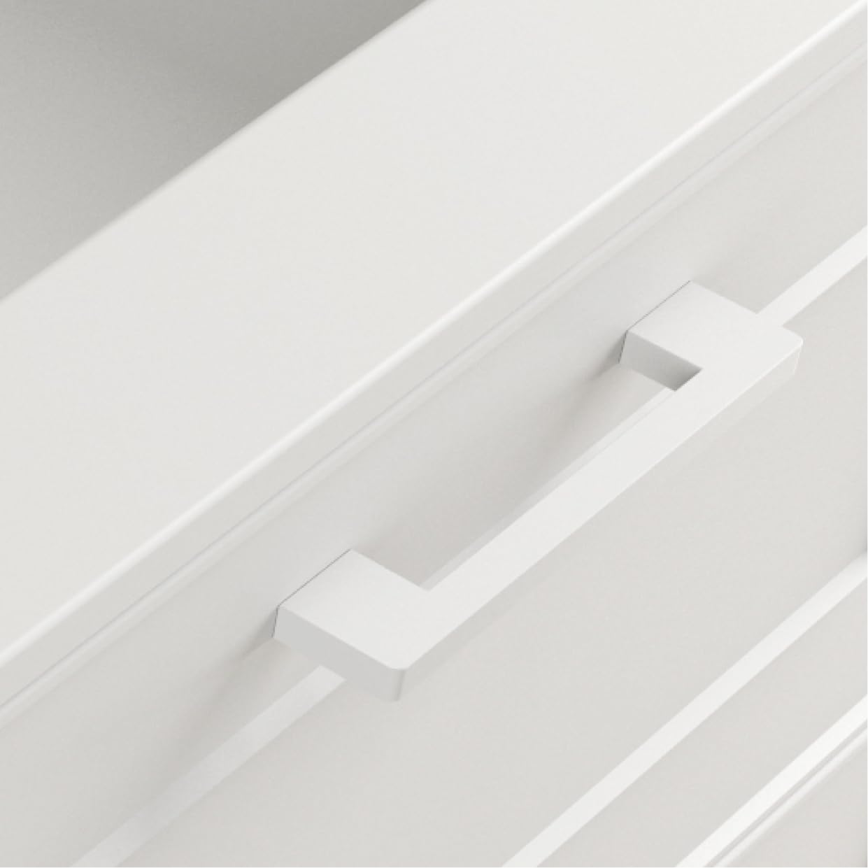 Diventa Modello Diva Frame, Mobile Bagno sospeso 100cm con 2 cassetti spaziosi e lavabo dal design moderno, colore bianco