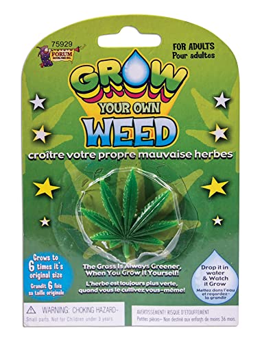 Forum Novelties Grow Your Own Weed Plant Leaf 7 x 4.5 x 8'