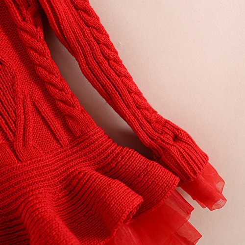 Image of Girl Winter Long Sweater Dress