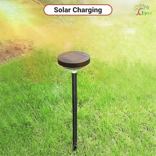 Image of Epyz Solar Light Outdoor Garden Pathway Stake Light, Pack of 1 | IP67 Waterproof, For Walkway Yard Backyard Lawn Landscape, Decorative, Multicolor