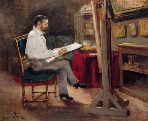 Affiche l'artiste Morot dans son atelier Caillebotte pour décoration de bureau élégante