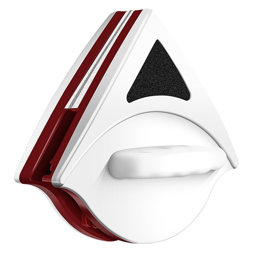 Magnetyczna myjka do okien – dwustronna wycieraczka do szkła z regulowaną szczotką do podkładki, linka zabezpieczająca przed upadkiem, do domu, biura, szkoły, mieszkania, akademika, hotelu