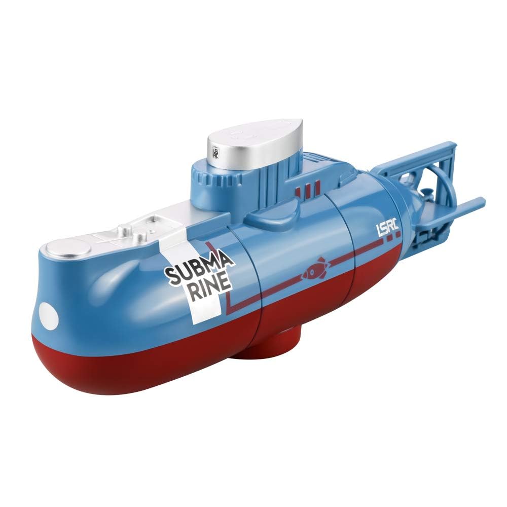 OBEST Mini Submarino Teledirigido Barco, 6 m/Min Simulado RC Submarino Atómico, 360 ° Giratorio Modelo de Barco de Buceo de Alta Velocidad, Juguete de Agua Eléctrico Regalo para Niños a Partir de 8