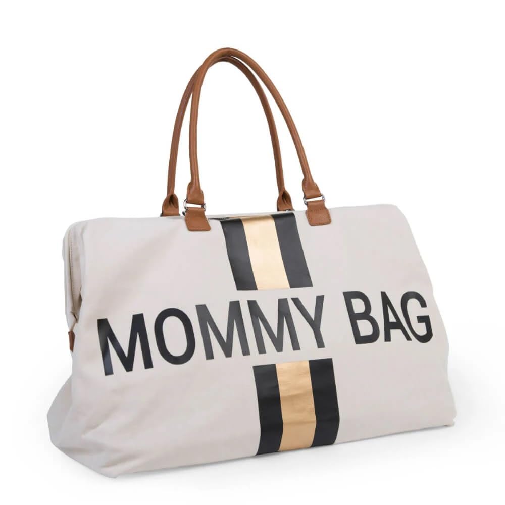 CHILDHOME, Mommy Bag, torba na pieluchy, dla kobiet w ciąży, torba podróżna, duża pojemność, mata do przewijania, regulowany pasek na ramię, przegroda, izolowana kieszeń, przejście na walizkę, czarny