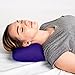 Cushie Pillows 11 inches x 8 inches x 6 inches Microbead Bolster Squishy/Flexible/Extremely Comfortable Pillow - Purple