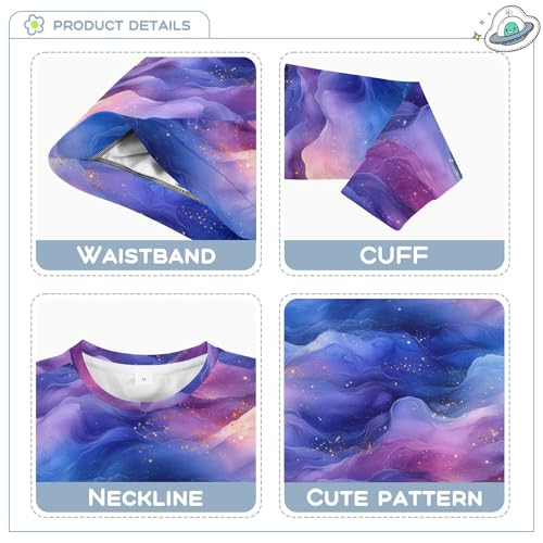 JUNZAN Blue Pink Liquid Purple Kids Girls Pullover Hoodie Fleece Hoodies for Girls Camping 4T3