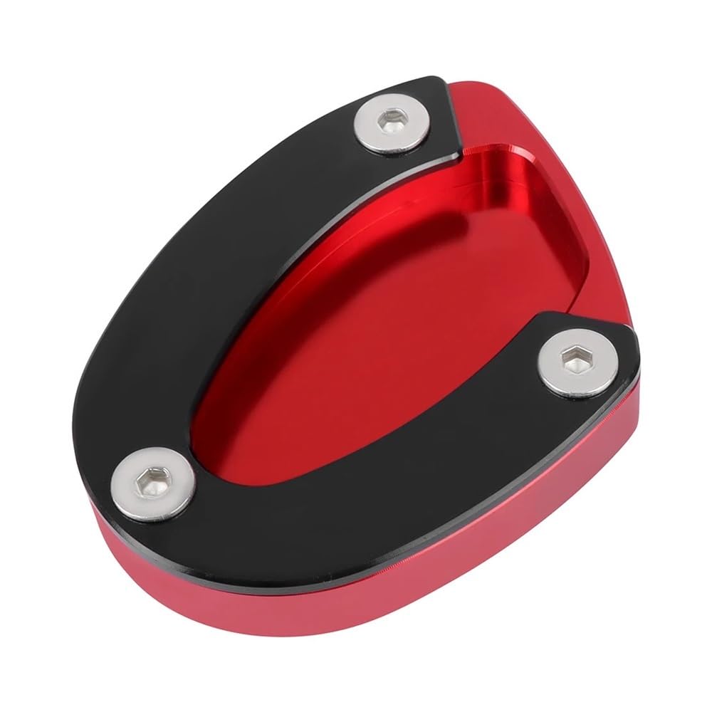 JXDYY Cavalletto Moto Laterale Estensione per Triumph Street Triple 765 RS 2023 2024 2025 2026, Antiscivolo Universale Alluminio Supporto Cavalletto Laterale Allargatore,D-Blue