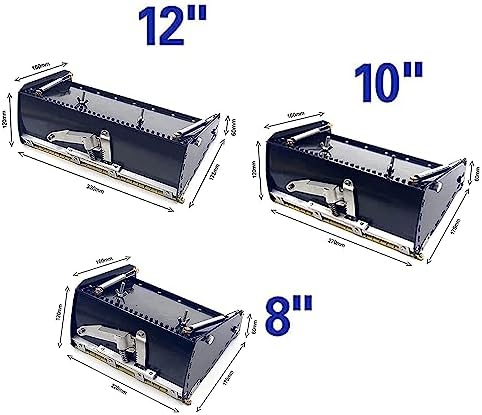 Professional 10" Drywall Flat Finishing Box Tool - Adjustable 106-165cm Aluminum Handle for Easy Plastering & Quick Clean, Ideal for Home Renovation & Repair
