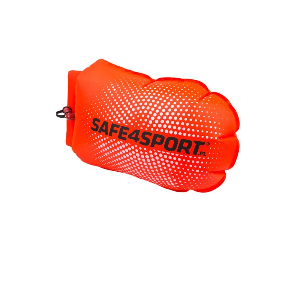 SAFE4SPORT PerfectSwimmer+ - bojka dmuchana do pływania - boja asekuracyjna z kieszenią na rzeczy