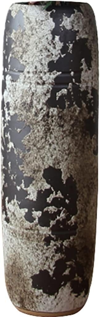 Bzgpmfud One Color Vase Desktop Decoration Ceramic Floor Large Dried Flower Pottery Ideal Arrangement In The Center Of The Living Room 50Cm