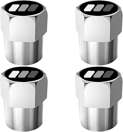 4 tapas de válvula de neumático de automóvil de aleación de aluminio de metal para Toyota Tacoma 4Runner Tundra Rav4 Highlander TRD, accesorios para