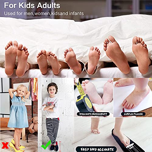 Common'h Shoe Sizer Foot Measurement Device Shoe Feet Measuring Ruler Sizer Buy Kids Shoes Online (Uniblack), One Size #TOP6