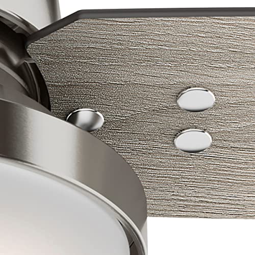 Image of Hunter Sentinel, Indoor, Ceiling Fan, 3 Blades, 44 inch, Brushed Nickel