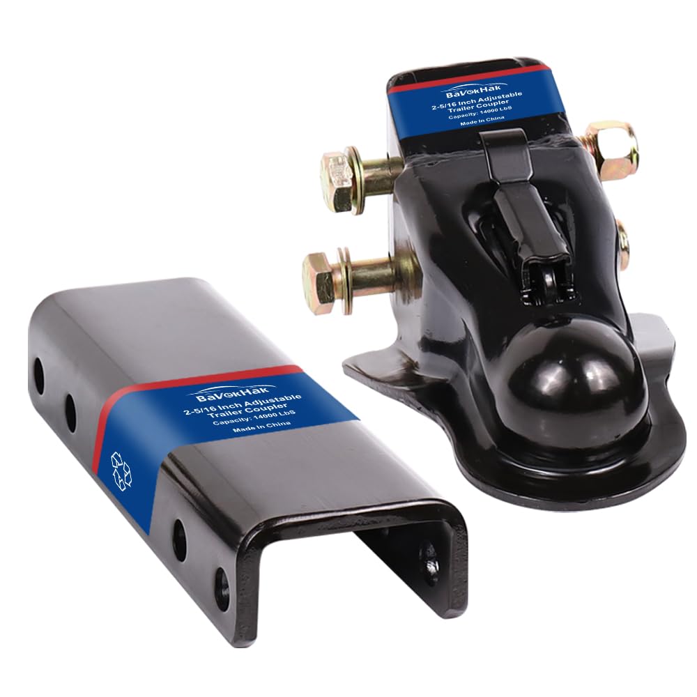 NBJINGYI 2-5/16 In Adjustable Trailer Coupler,14000LBS - Foto 2