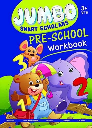 Om Books International Jumbo Smart Scholars- Grade 1 Workbook Activity Book