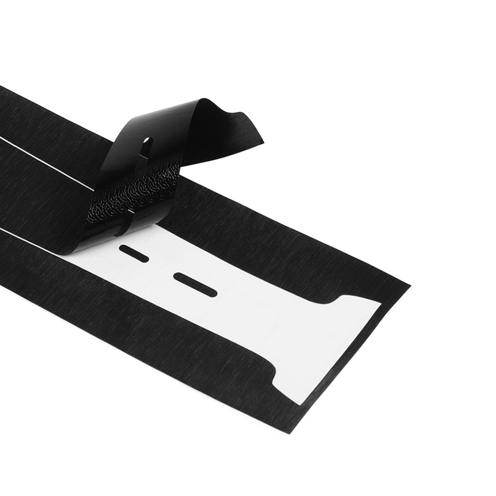 Zunate Für PS5-Konsole Mittelhaut Integrierter Kratzfester Mittelstreifen-Aufkleber Konsole Mittelteil Schutzstreifenfolie für PS5 Optical Drive Edition Host(Gebürstetes Schwarz)