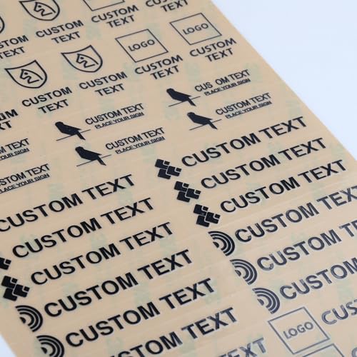 Custom Logo Crystal Transfer Stickers, UV Clear 3D Logo Decals as Print Alternative for Packaging Products Glass Boxes