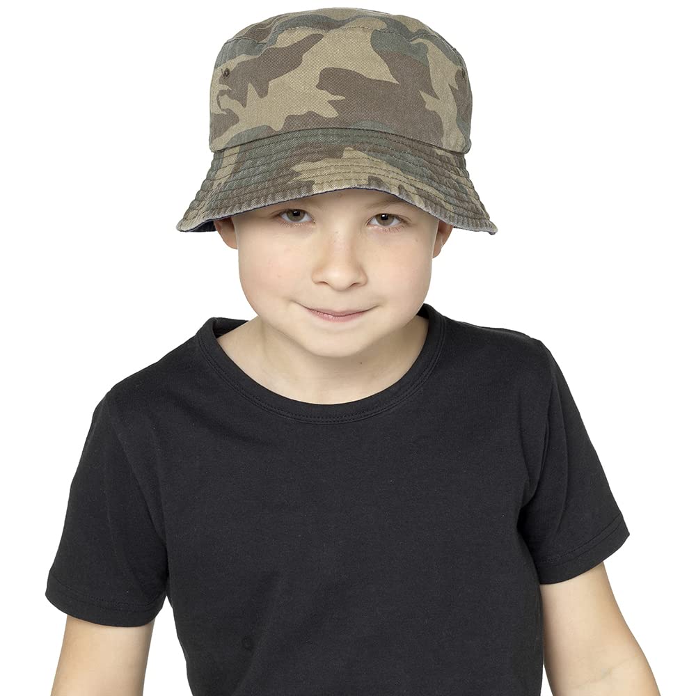 Undercover Kids Bucket Hat GL956 Camo/Navy 3-6 Years