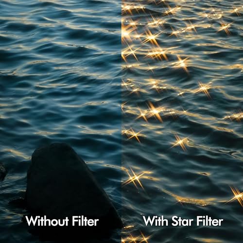 Image of Star Filter 6 Points Starburst for iPhone 17 Pro /PRO MAX,Cell Phone Camera Lens Special Effects Filter (Requires GiAi Magnetic Case - Sold SEPAR)
