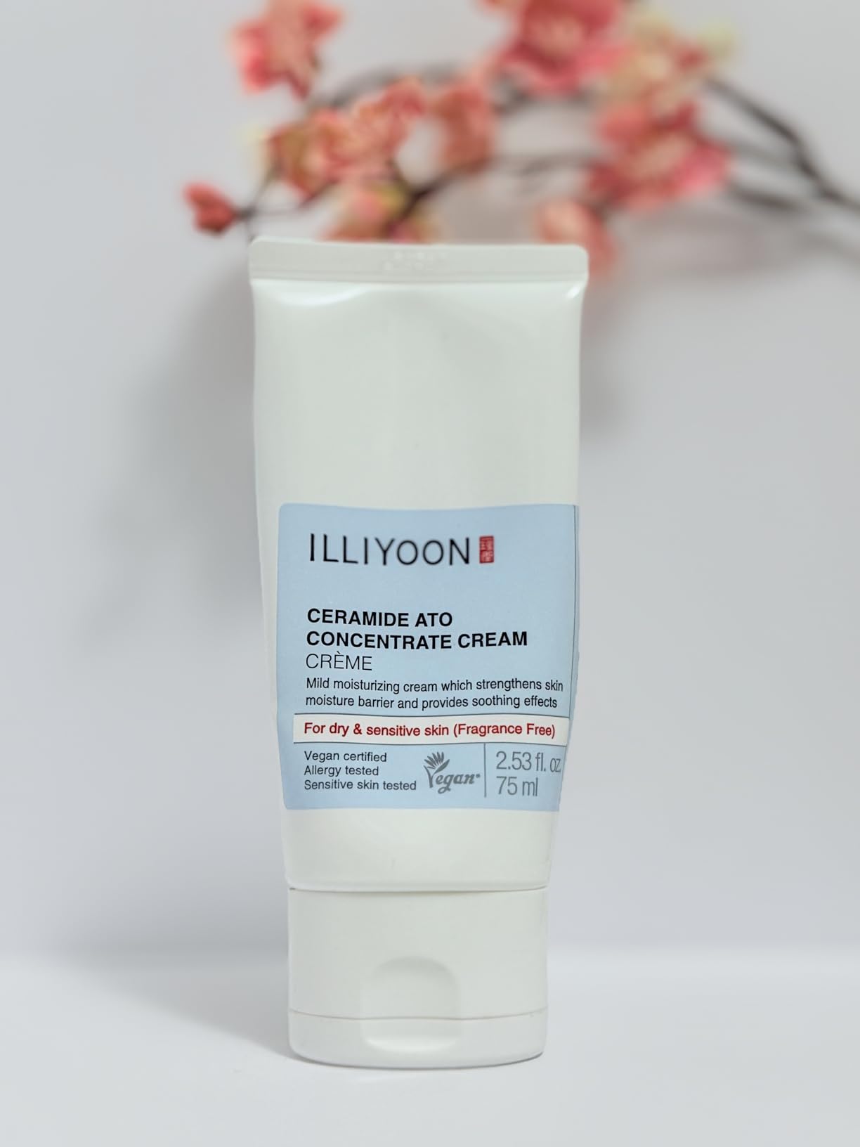 Illiyoon Ceramide Ato Concentrate Cream | Moisturizer for Dry & Sensitive Skin, 100hr Lasting Hydration, For Face & Body, Gentle for Infants, Moisture Barrier Repair, Vegan Certified, 2.53 fl.oz