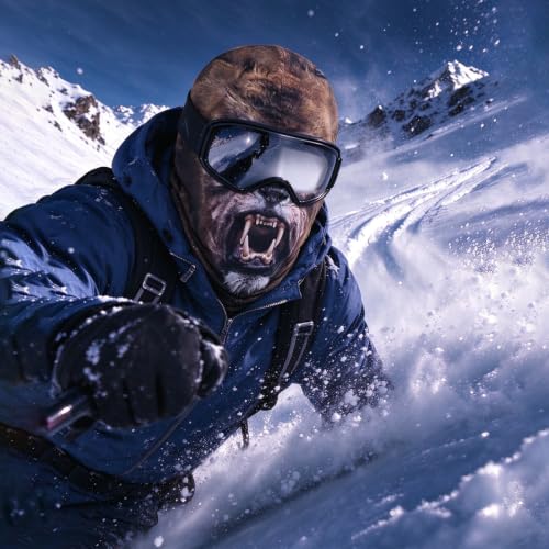 Old Man Ski Mask Funny Realistic Face - Ski Mask 3D Print Windproof Winter - image 2