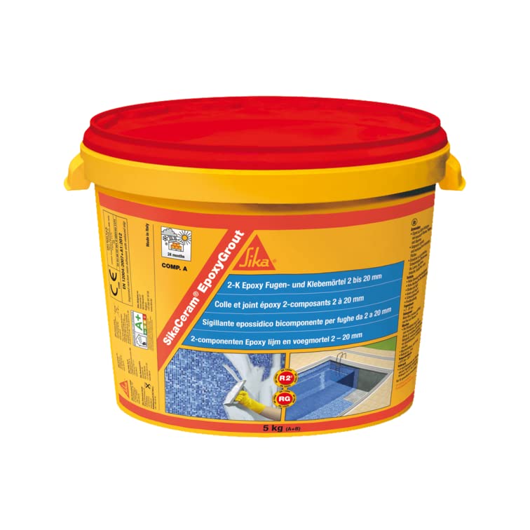 SikaCeram EpoxyGrout - Mortero epóxico para juntas de 2 a 20 mm - Sika - 2 kg, Luna