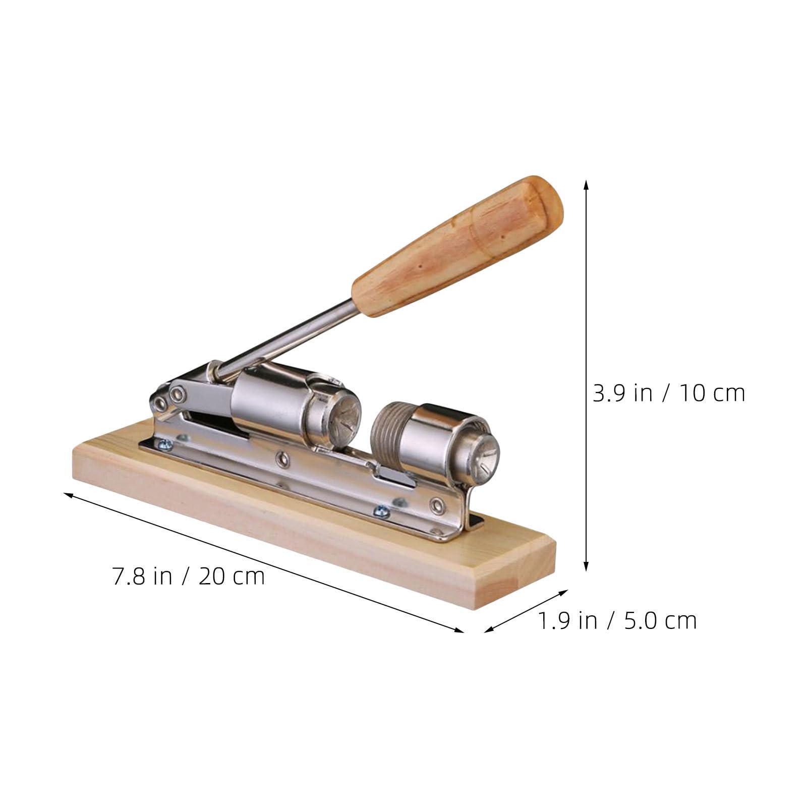 minkissy 2 Pièces Casse-Noix avec Poignée Ergonomique Acier Inoxydable Mécanique Robuste pour Casser Noix Amandes et Noisettes Cuisine Facilement