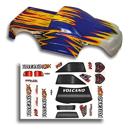 Redcat Racing Truck Body (1/10 Scale), Blue/Yellow