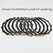 BIGLKNM Clutch Kit Friction Plates & Cover Gasket Compatible for Suzuki Quadsport Z400 LTZ 400 KFX400 2003-2006 Arctic Cat DVX400 2004-2008