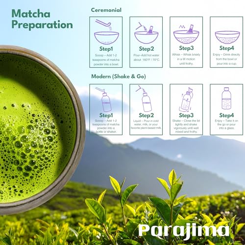 Té matcha en polvo ceremonial orgánico 30g miniatura 6