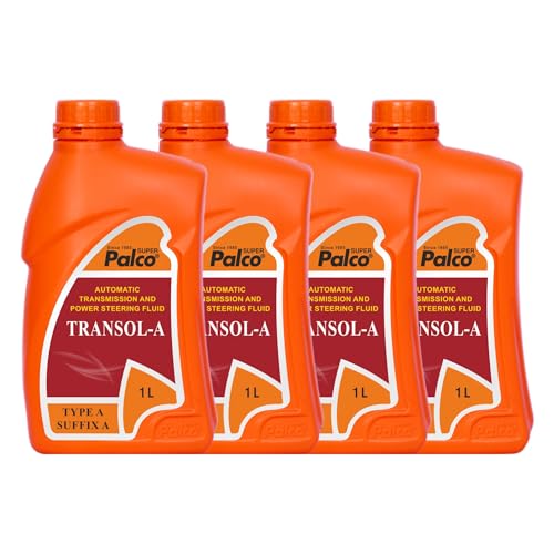 Image of PALCO TRANSOL-A | Transmission Oil - Type A Suffix A | Low Coefficient of Friction for manual Transmissions Gear Oil | Synchromesh Gears and Automatic and Power Steering Oils 1 Litre (Pack of 4)