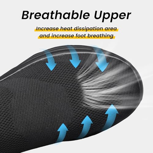Image of BQQ Men's Slip-On Sneakers Lightweight Non Slip Walking & Workout Shoes Breathable Casual Tennis Shoes