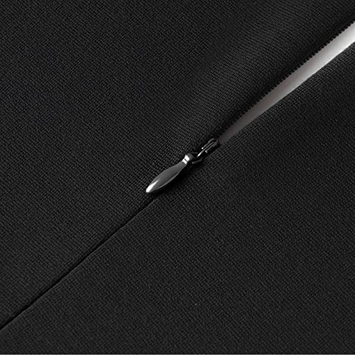 Work Pencil Dress for Women Wedding Guest Business Office Dresses Solid Color Cap Sleeve Formal Cocktail Party Dress 5