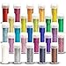 Produktbild Tritart Feiner Glitzer 25 x 10g (250g) | Glitter Set | Glitzerpulver | Pulver-Glitzer Basteln - Fasching - Deko usw