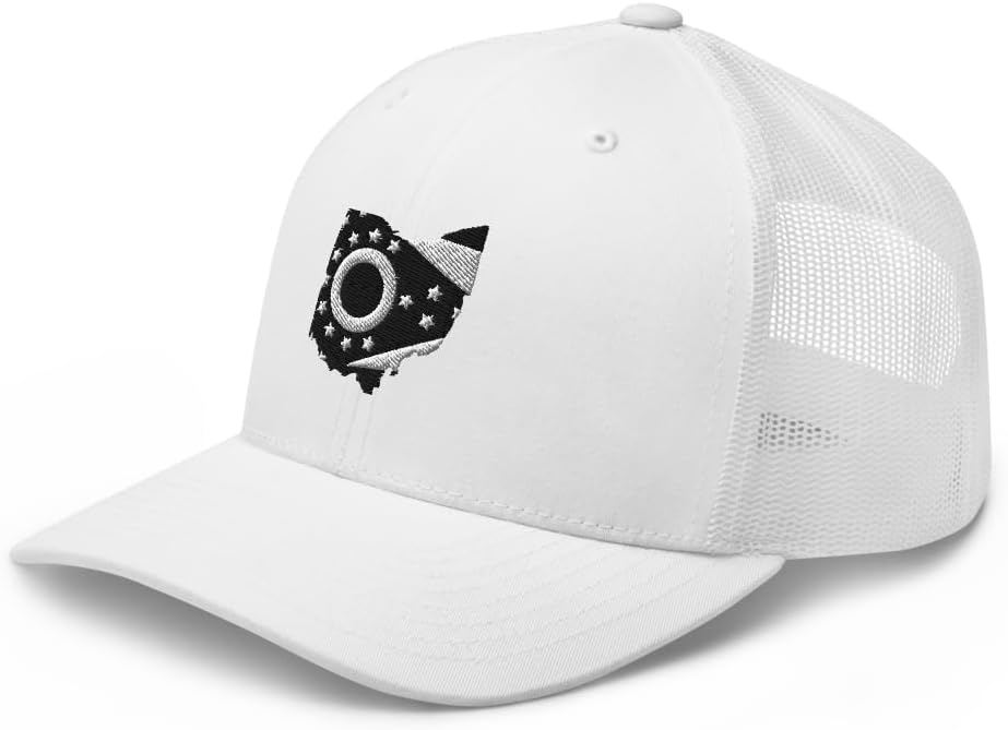 Black and White Ohio Hat - Image 4