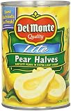 Del Monte Pear Halves, Lite, 15 Oz