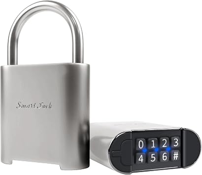 Keyless Keypad Password Combination Padlock, IP66 Waterproof High Security Lock, Gym Lock Locker Lock for Gym School Company Pool, Outdoor Combination Lock for Gate Fence Warehouse Toolbox