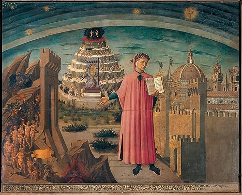 Tableau de Dante et la Divine Comédie : Donnez du caractère à votre salon avec cette toile