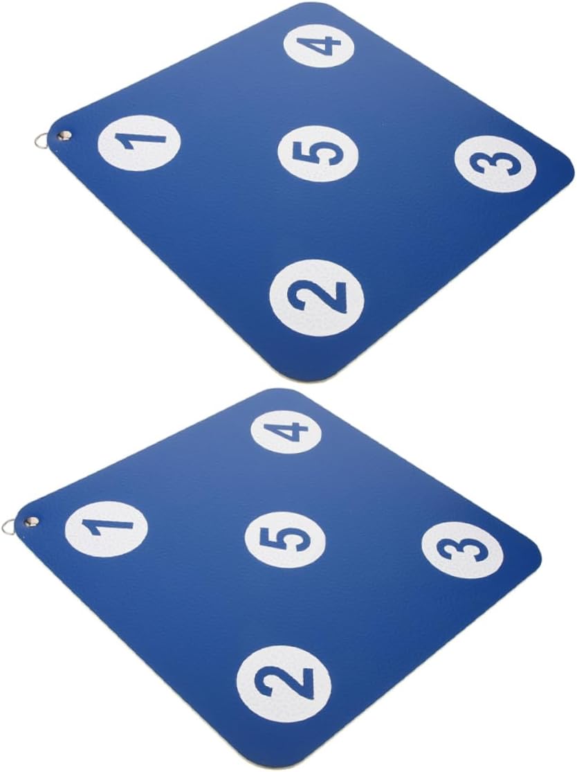 2pcs Dual-Sided Fencing Target for Target Practice Install Hanging Fencing Equipment Space-Saving Small Wall-Mounted Durable Design for Training