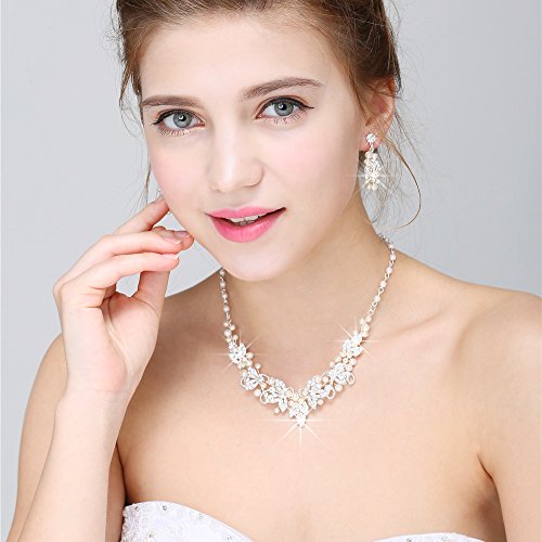 HONEY BEAR Orecchini con Collana Set di Gioielli