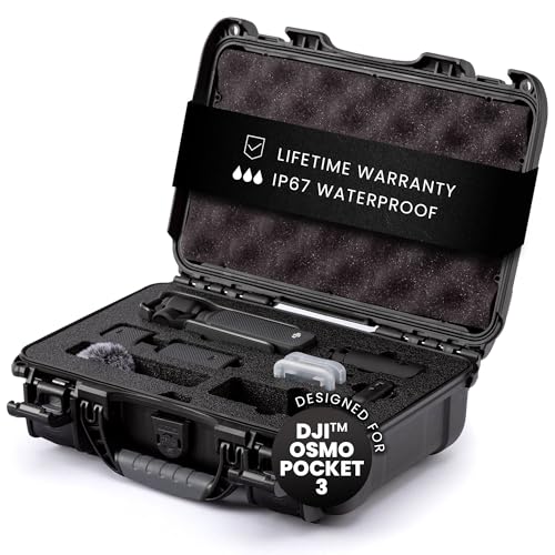 Image of NANUK 909 Waterproof and Dustproof Protective Case for Osmo Pocket 3 with Durable NK-7 Resin Shell (Black)