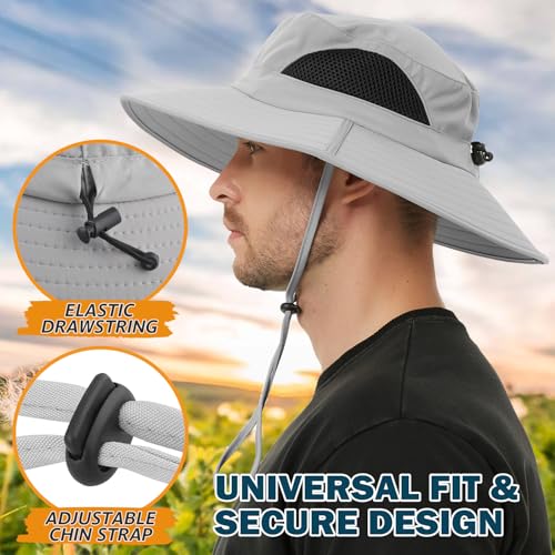 image for EINSKEY Wide Brim Sun Hat, UPF 50+ UV Protection Waterproof Packable B
