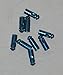 US Darts Blue Aluminum Flight Protectors - 3 Sets (9 Total)