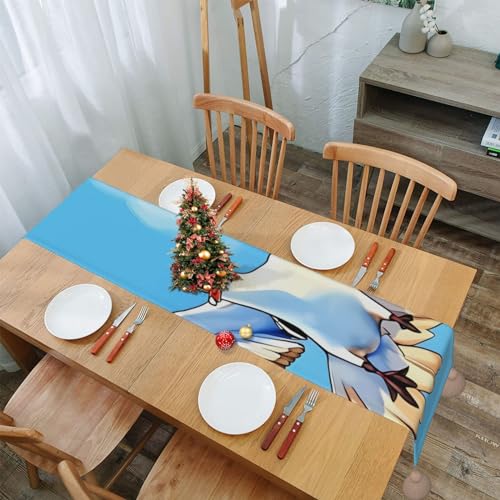 Chemin de table en lin mouettes volants : sublimez votre table de mariage - 8