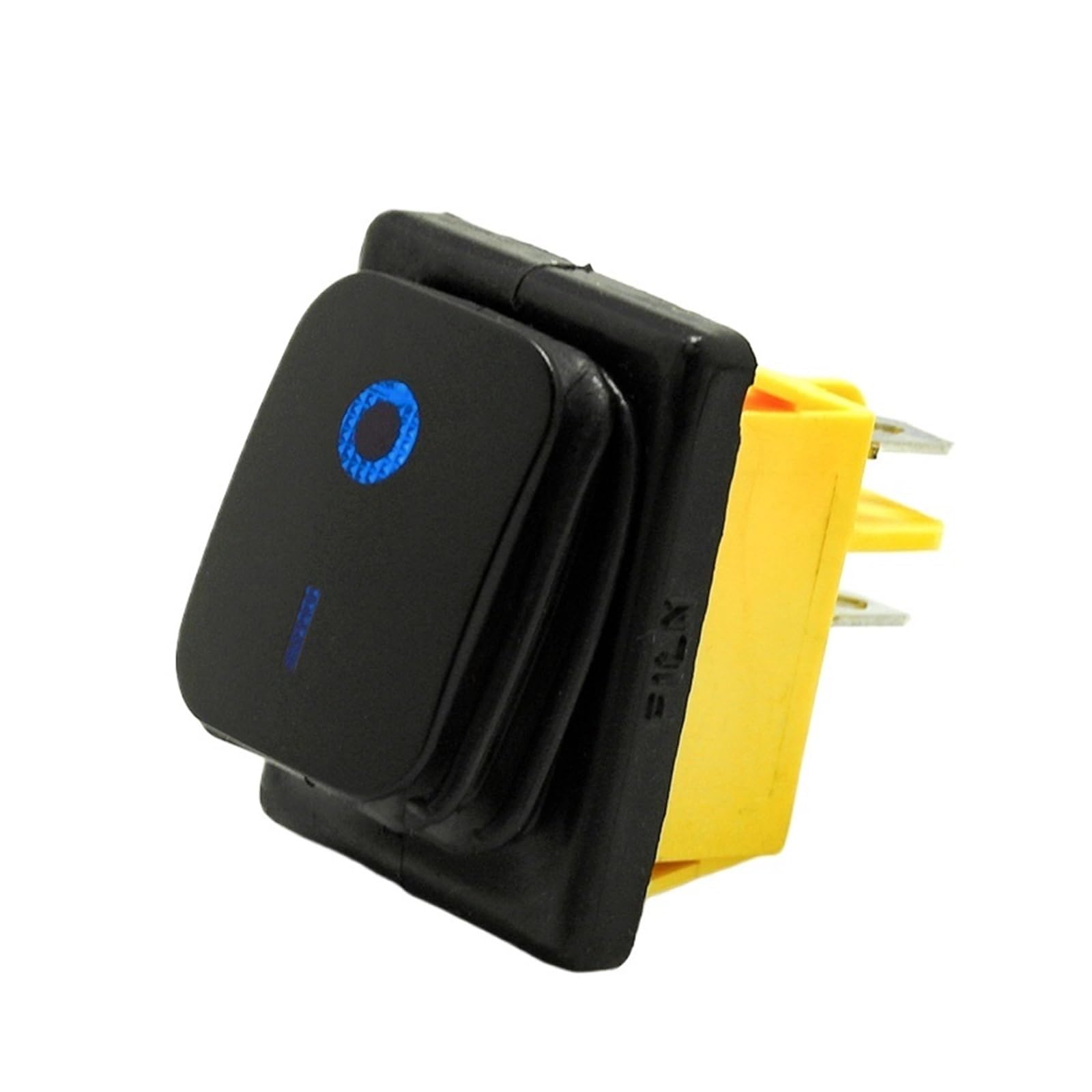 Interrupteur à bascule t85 étanche et robuste noir avec LED versatile