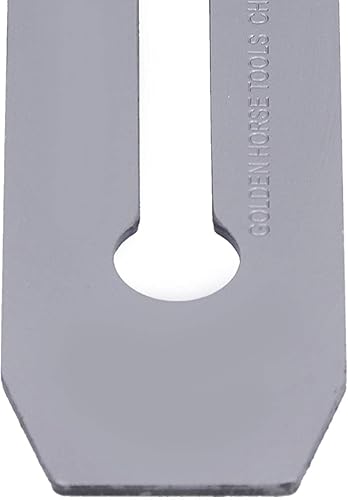 Miniatura 4 de Eujgoov Paquete de 2 cuchillas de repuesto de 2 pulgadas de ancho, planos de banco portátiles de acero para carpintería y trabajo manual