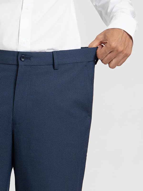 Image of The Pant Project Luxury PV Lycra Stretchable Formal Pants for Men | Stylish Relaxed Fit Men's Wear Trousers for Office or Party | Mens Fashion Dress Trouser Pant