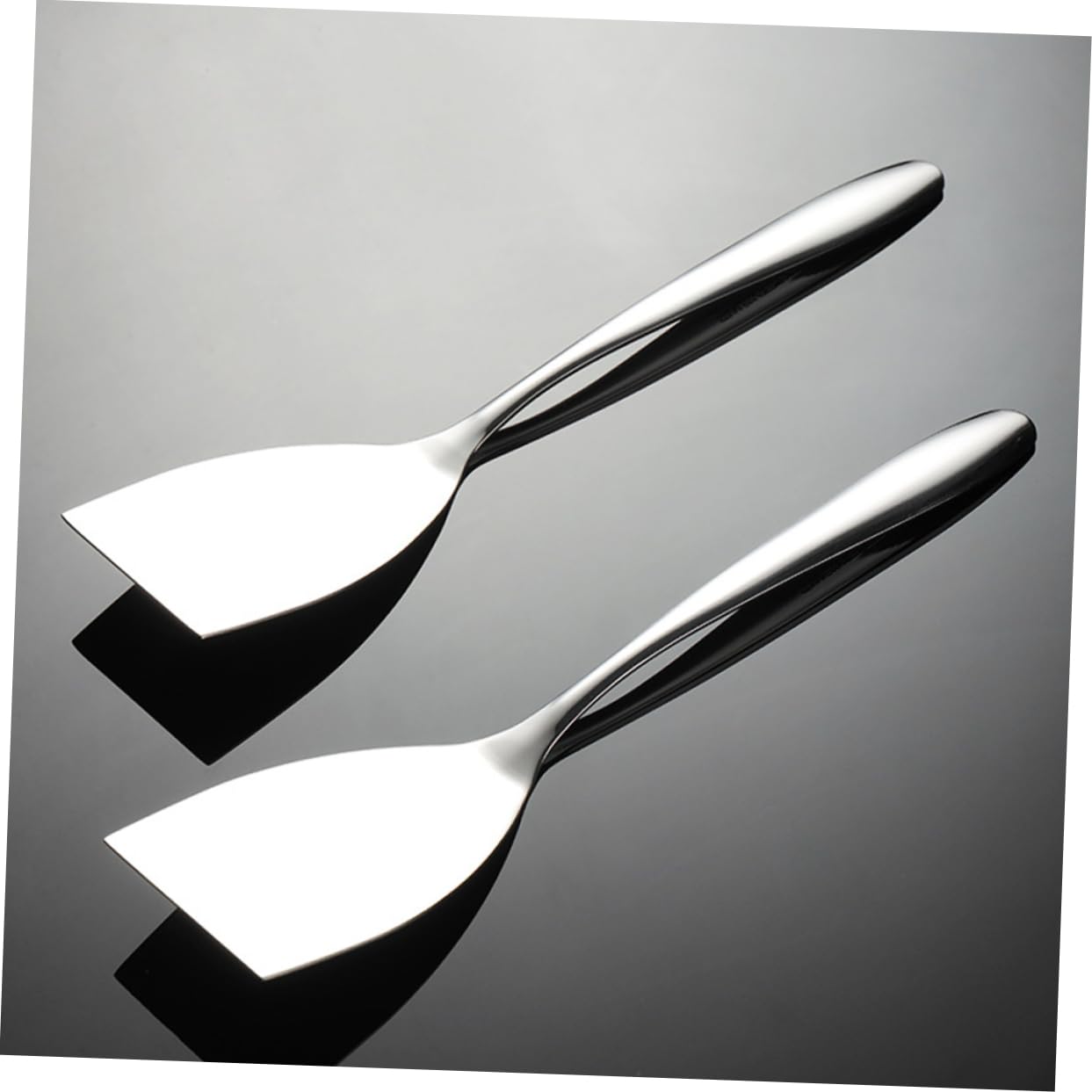 6 Pezzi di Spatola per Friggere in Acciaio Inossidabile, Utensile da Cucina, Spatola per Friggere in Acciaio Inossidabile, Utensili da Cucina in Metallo, Piccole Spatole da