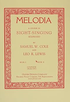 Paperback Melodia: A Course in Sight-Singing, Solfeggio, Book 2 Book